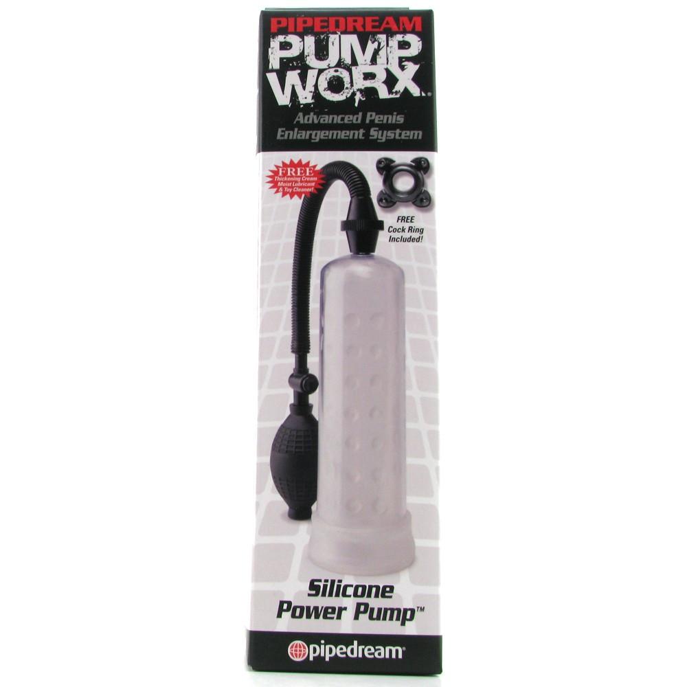 Silicone Penis Pump in Blue by Pipedream - - 18