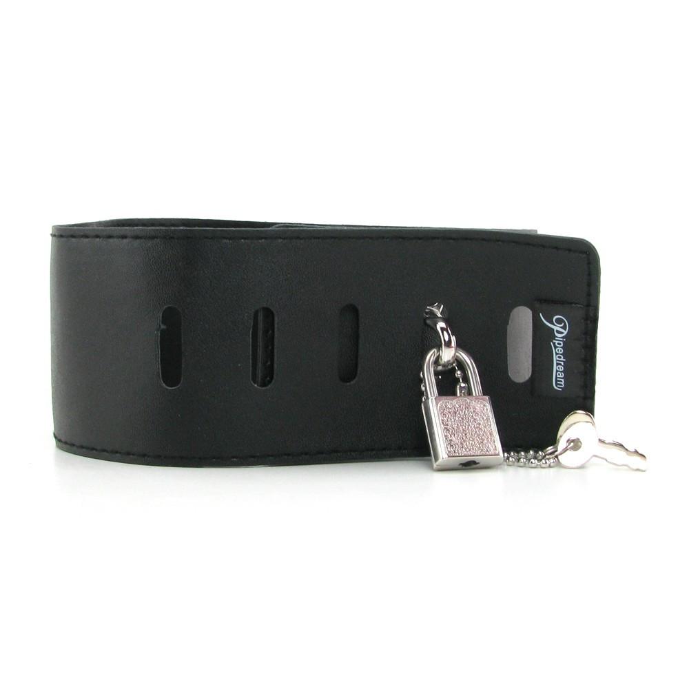 Fetish Fantasy Leather Collar & Nipple Clamp Set