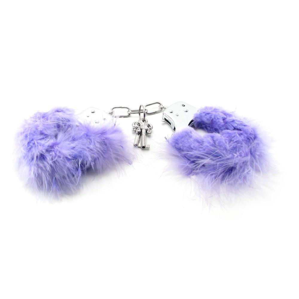 Fetish Fantasy Feather Love Cuffs in Red by Pipedream - - 4