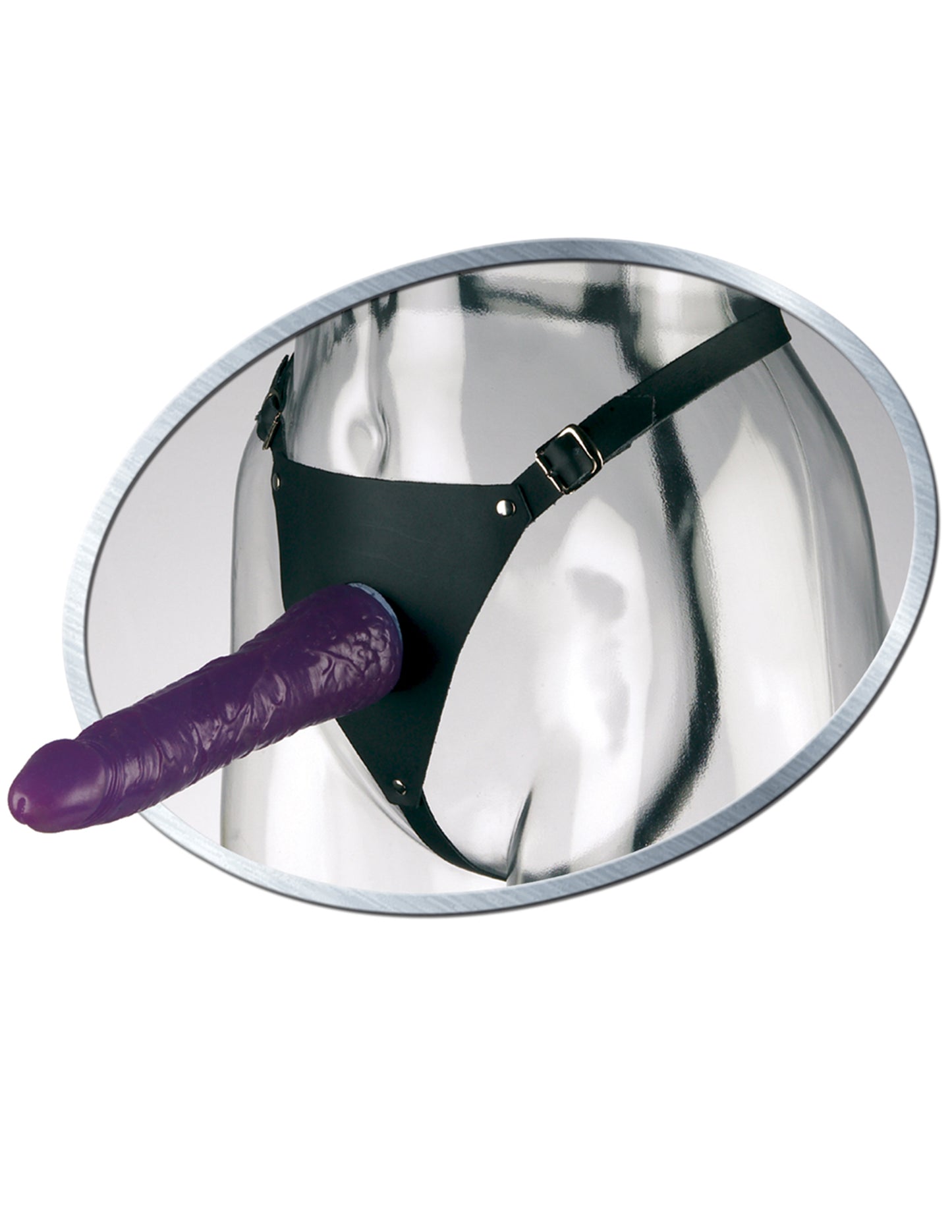 Leather Strap On Satisfy-Her