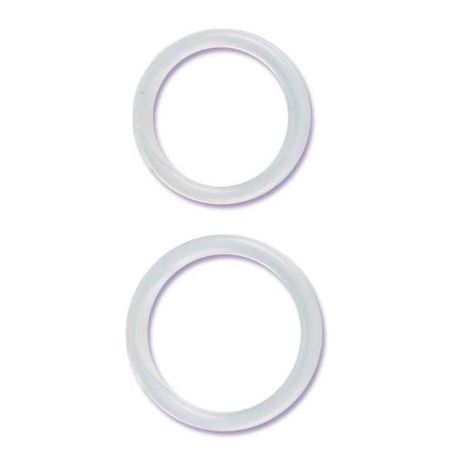Large and XL Silicone Cock Ring Set by California Exotics - - 1