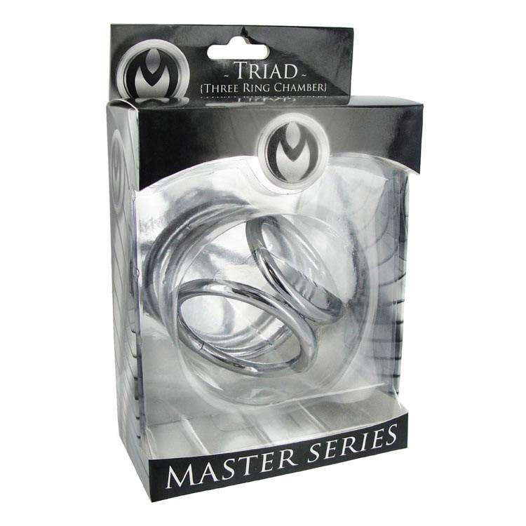XR Triad Medium Triple Cock Ring Set by XR Brands - - 7