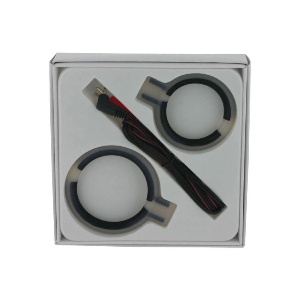 Zeus Electrosex Bi Polar Silicone Erection Rings by XR Brands -