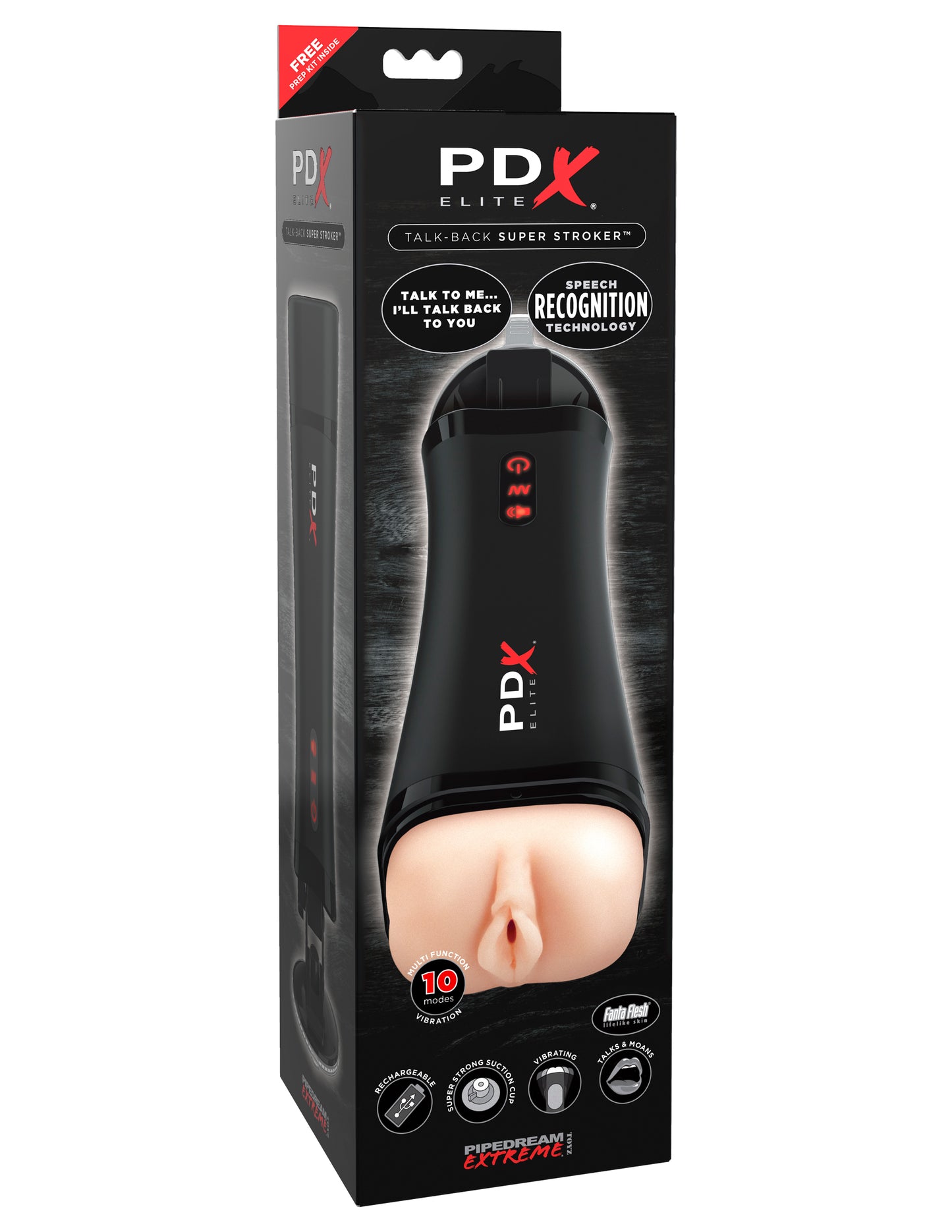 PDX Elite Talk Back Super Stroker