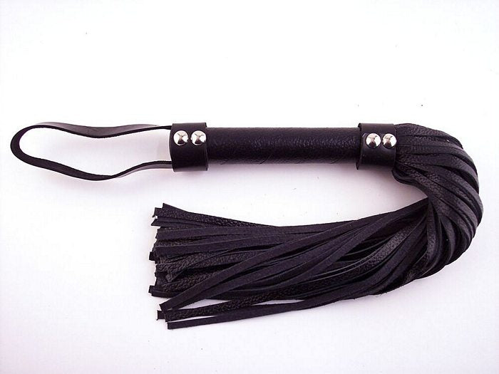 Rouge Garments Leather H-Style Flogger 22 Inches Bondage Gear
