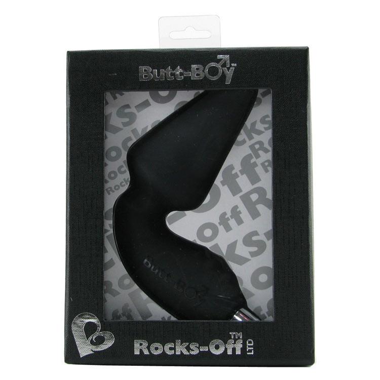 Rocks Off Butt Boy Vibrating Black Anal Plug by Rocks Off - - 4