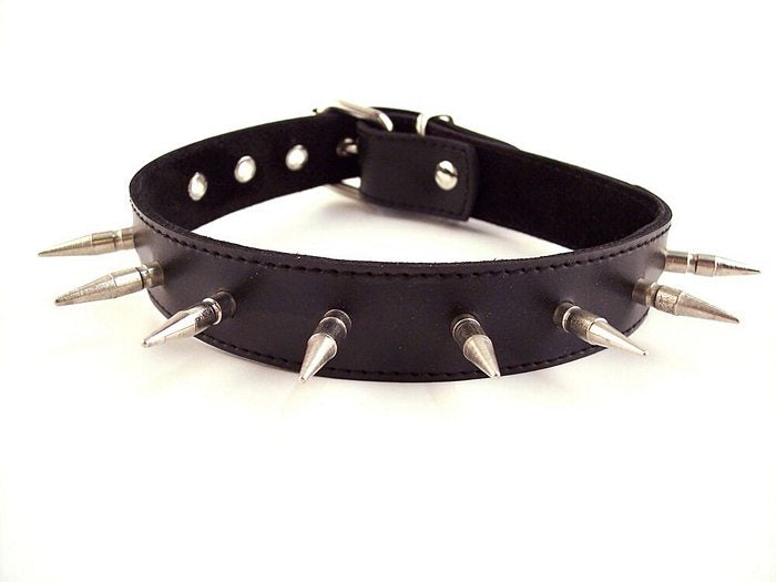 Spiked Collar 1 inch Bondage Gear