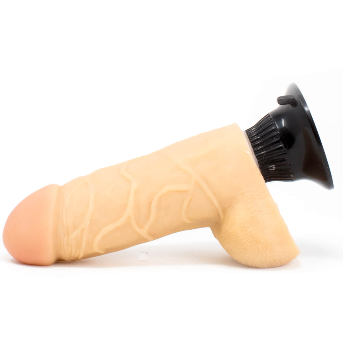 Real Feel Deluxe No.2 Thick Vibrating 6.5 Inch Suction Dildo