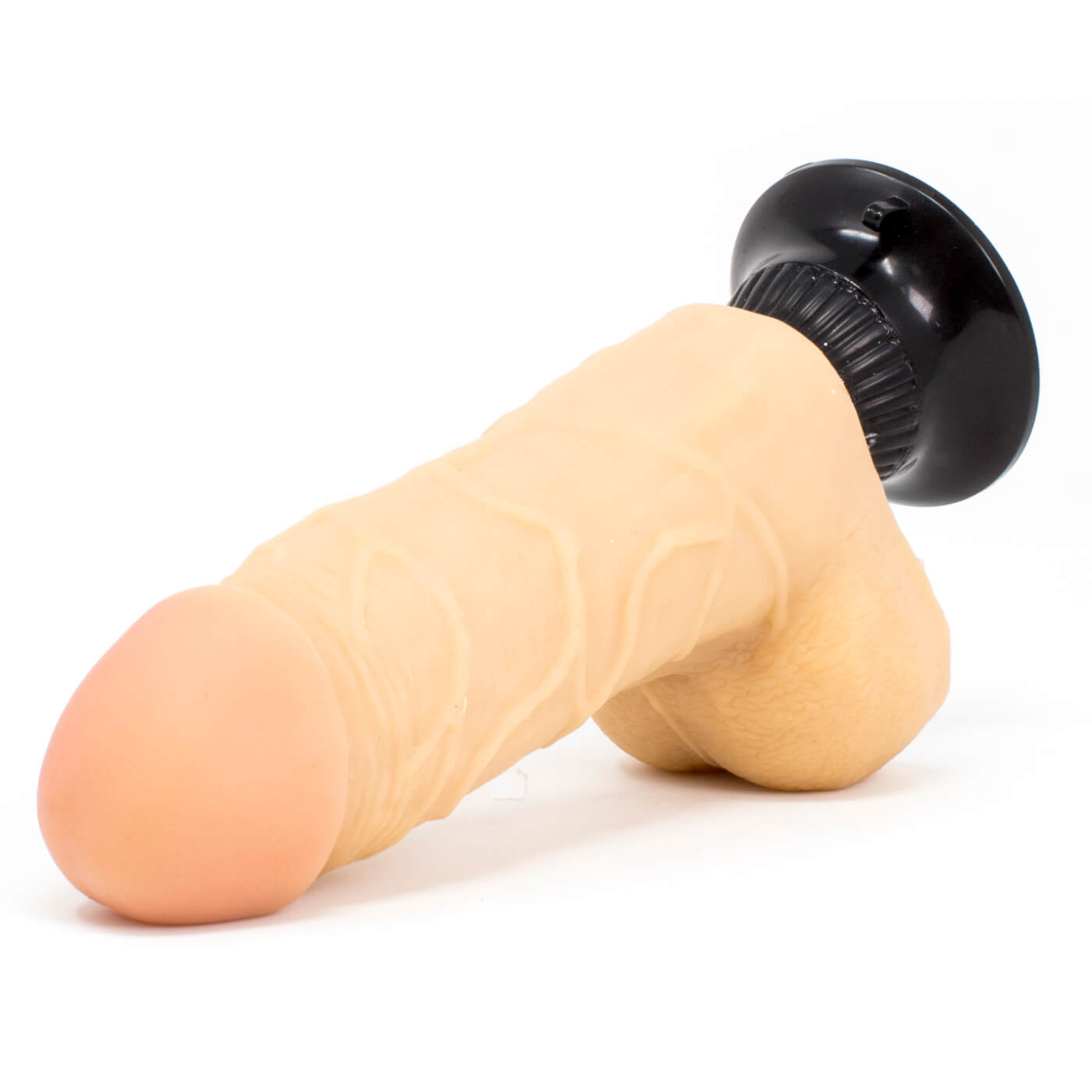 Real Feel Deluxe No.2 Thick Vibrating 6.5 Inch Suction Dildo
