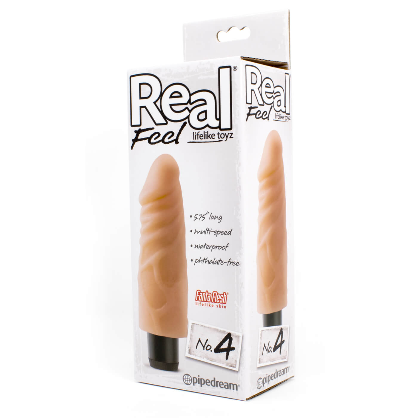 Real Feel No.4 Vibrating 6 Inch Realistic Dildo