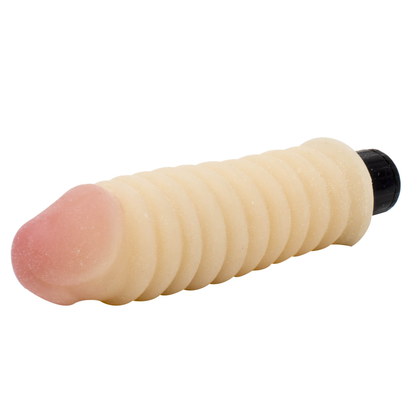 Real Feel No.7 Thick Ribbed 9 Inch Realistic Vibrating Dildo