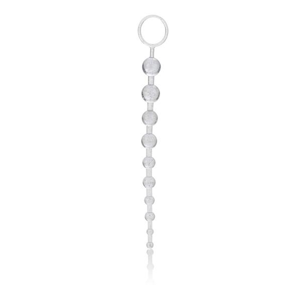 X-10 Extreme Pure Gold Anal Beads in Platinum