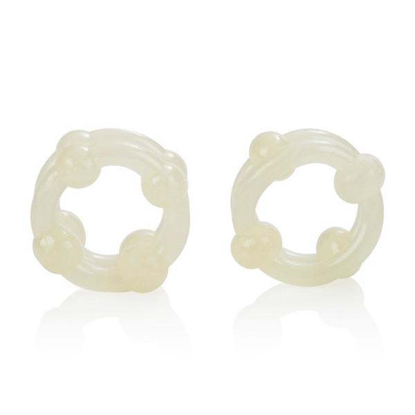 Silicone Island Ring Double Stacker in Glow in the Dark