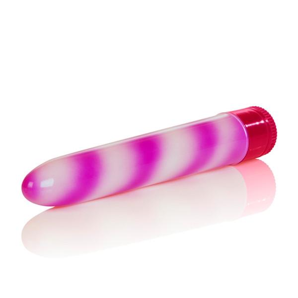 Candy Cane 6 Inch Waterproof Vibrator