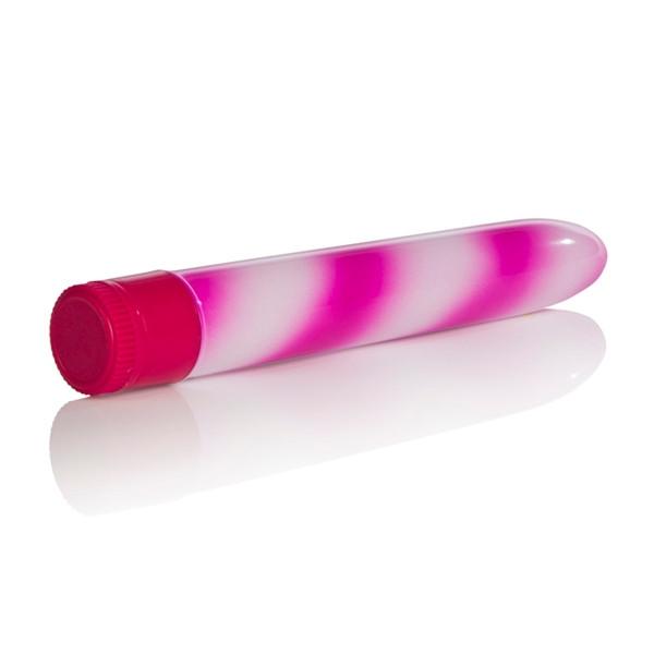 Candy Cane 6 Inch Waterproof Vibrator