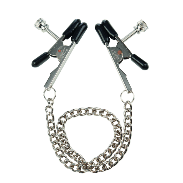 Non-Piercing Bullnose Nipple Clamps and Chain
