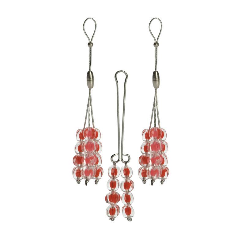 Nipple and Clitoral Body Jewelry in Ruby