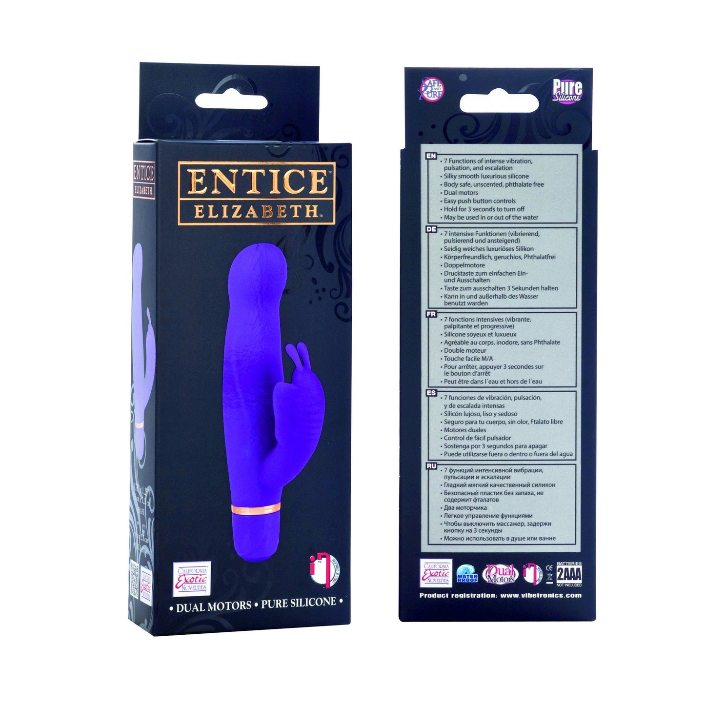 Entice Elizabeth Silicone Rabbit Vibe