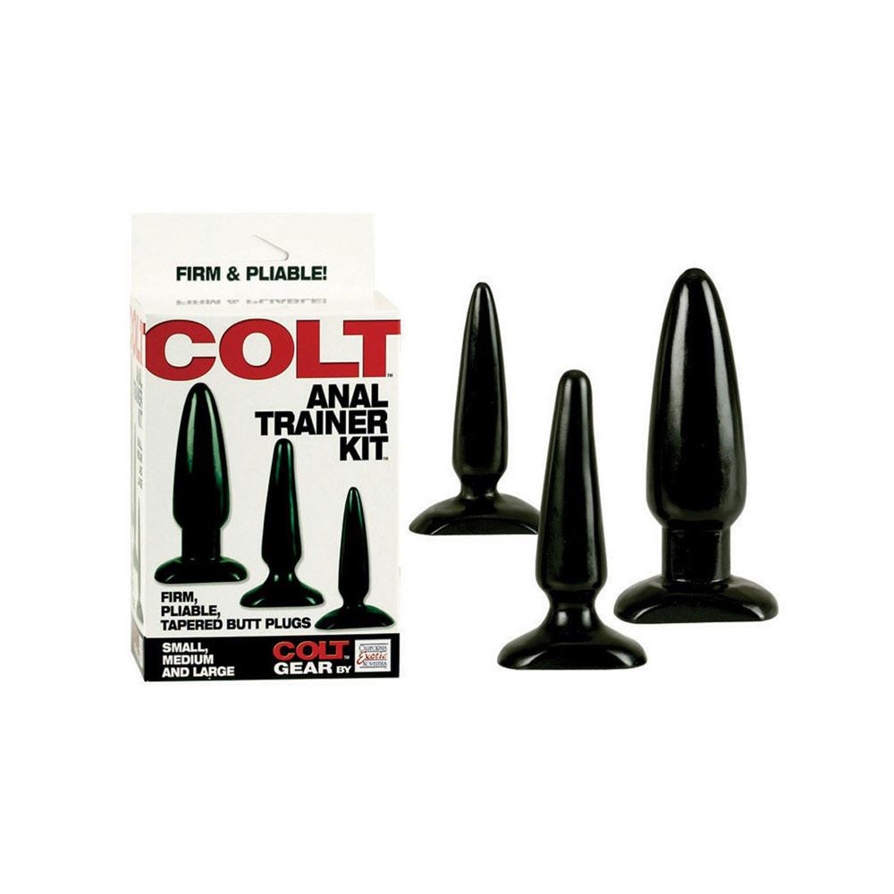 COLT Anal Trainer Kit - 3 Butt Plugs by California Exotics - - 6