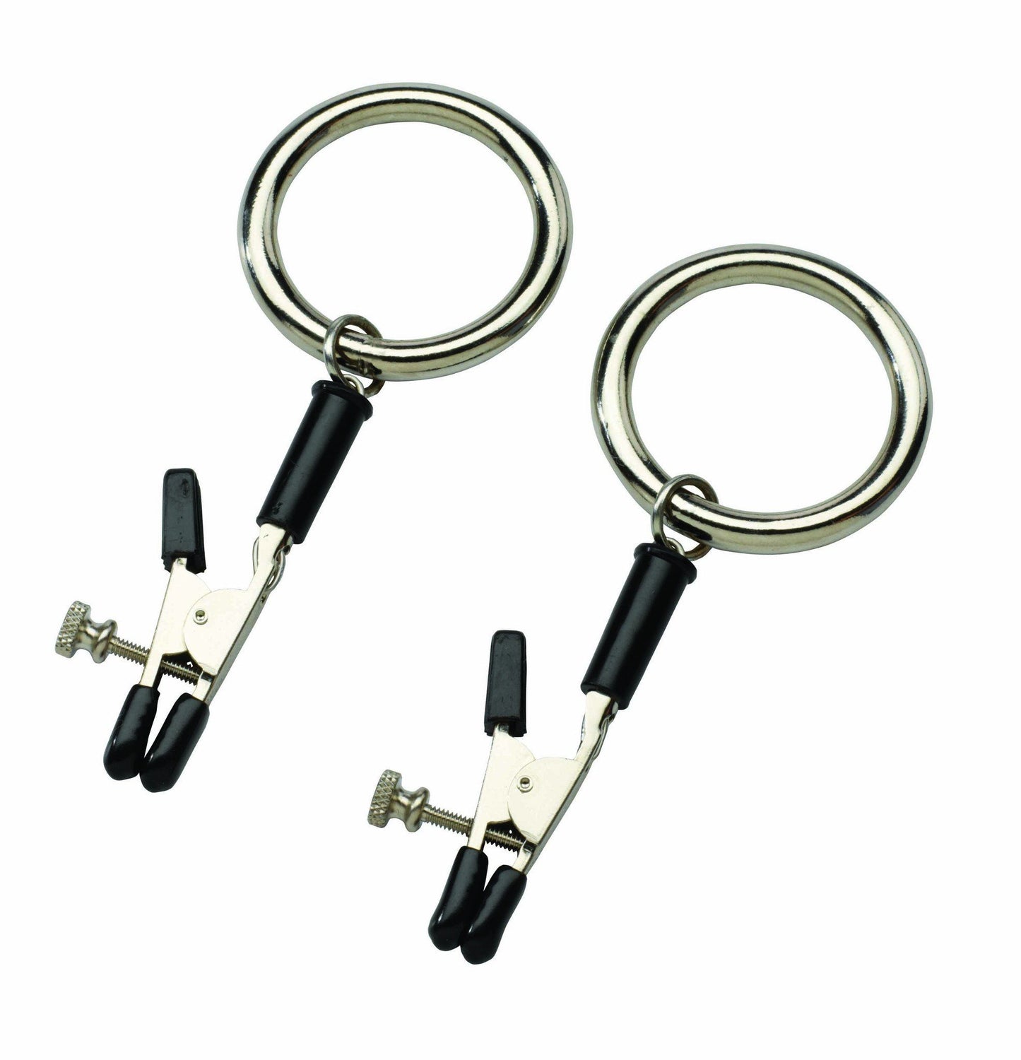 Nipple Clamps With Large Metal Ring by Spartacus