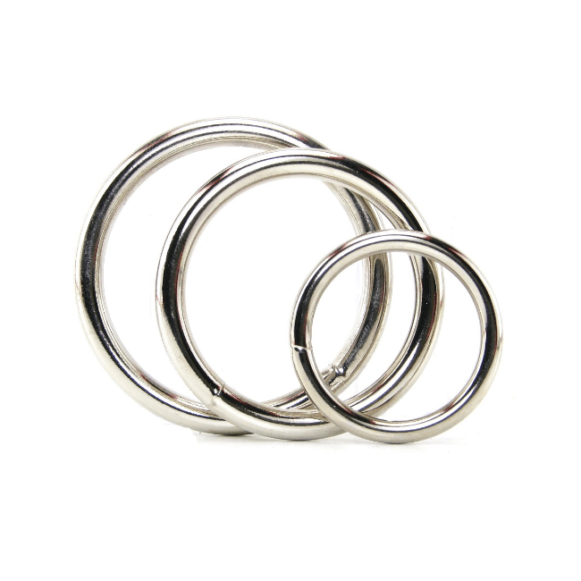 Spartacus Nickel Plated Metal Cock Ring Set (3 Pack)