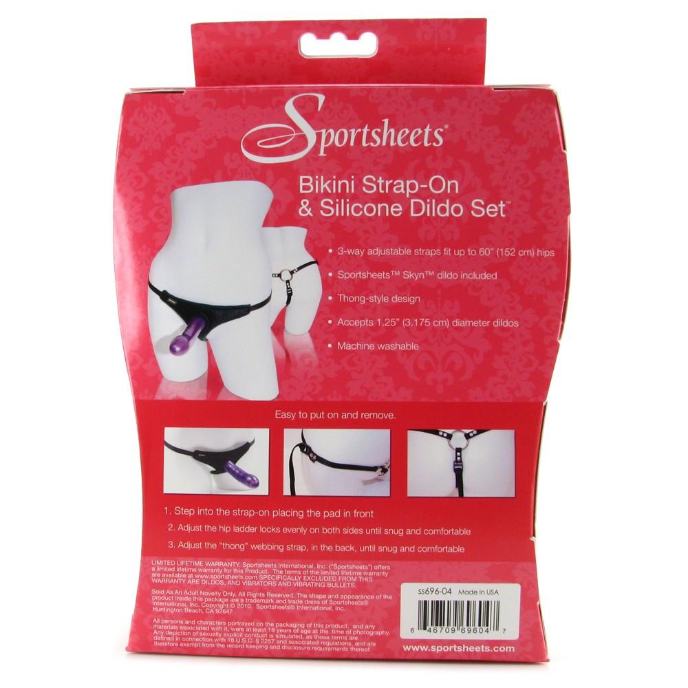 Sportsheets Bikini Strap-On and Silicone Dildo Set by Sport Sheets - - 5