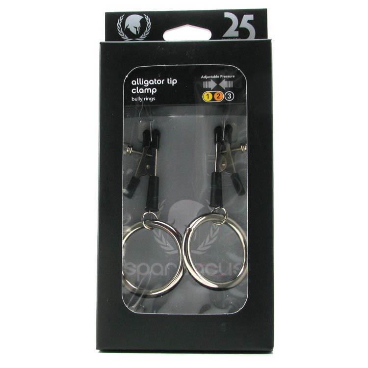 Nipple Clamps With Large Metal Ring by Spartacus by Spartacus - - 4