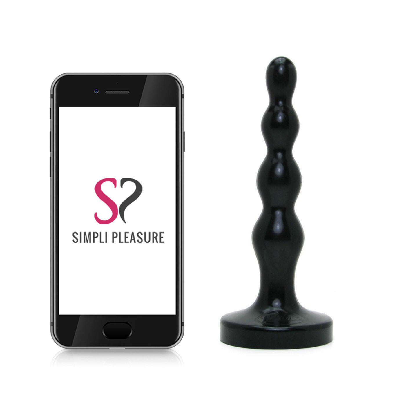 Tantus Ripple Small Beaded Silicone Butt Plug
