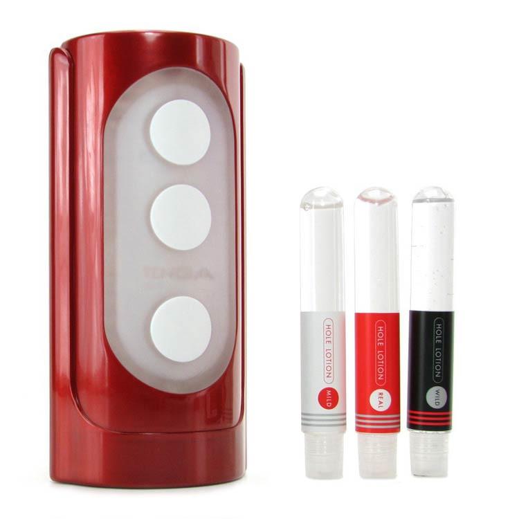 TENGA Red Flip Hole Male Masturbator by Tenga - - 2