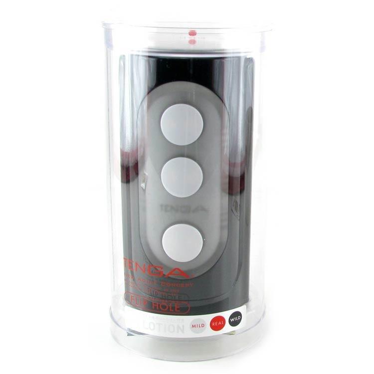 TENGA Black Flip Hole Masturbator by Tenga - - 1