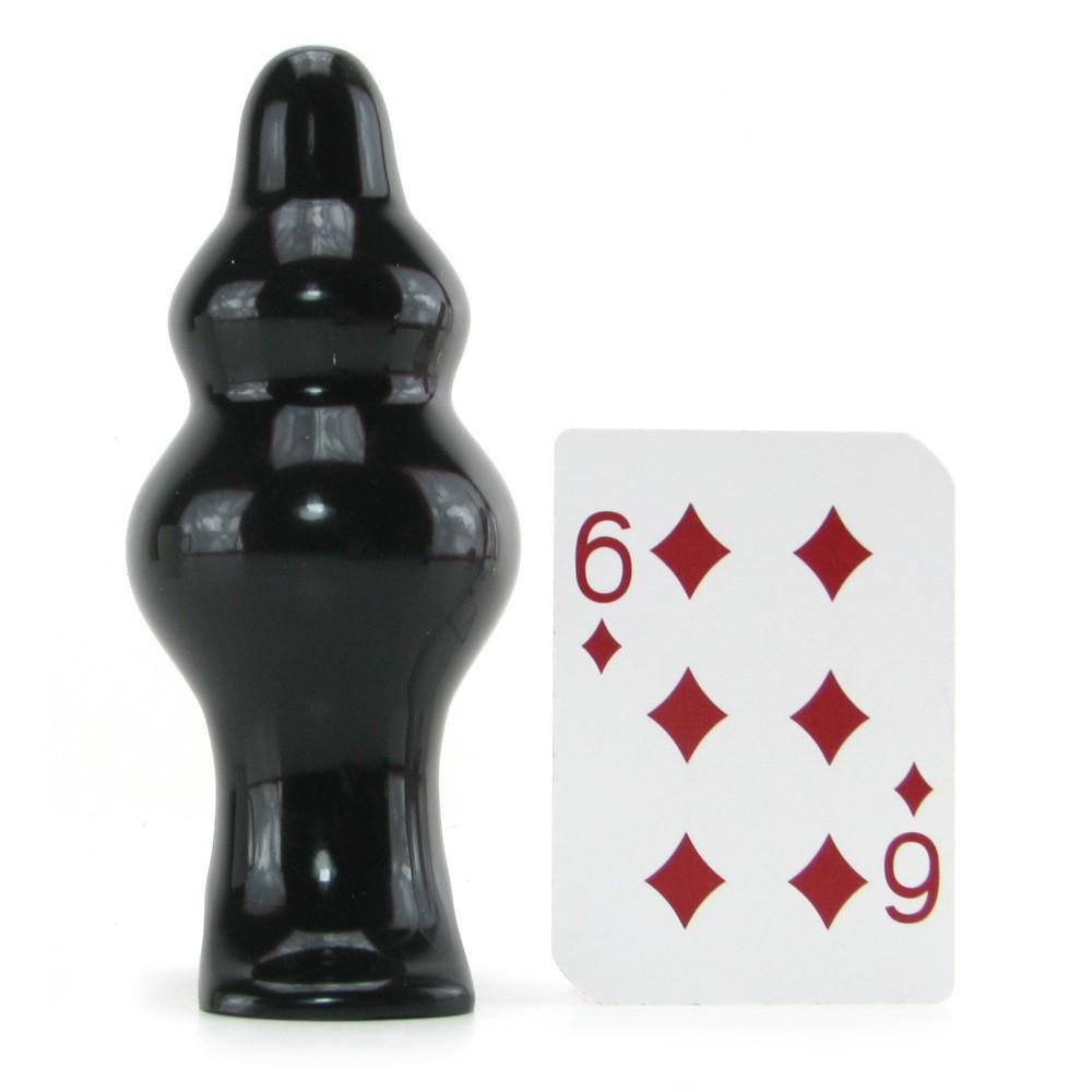 Tantus Severin Large Black Butt Plug by Tantus - - 2