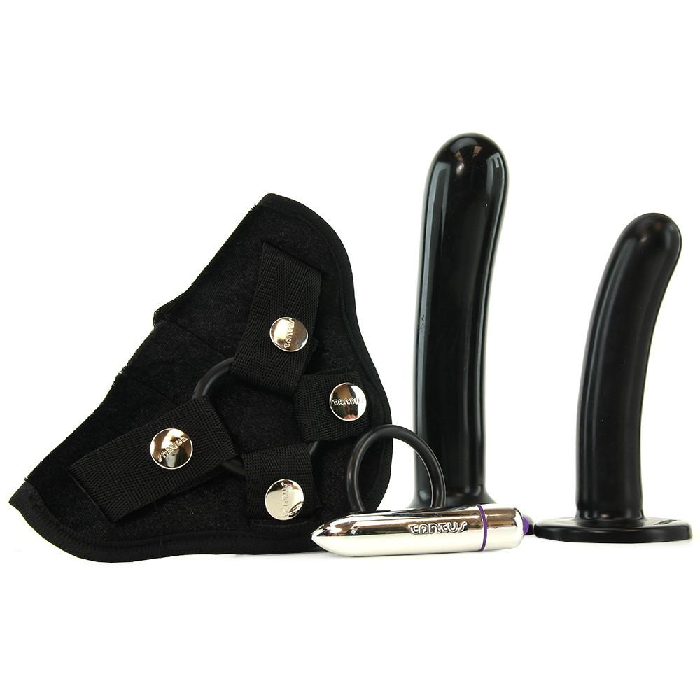 Tantus Bend Over Intermediate Harness Kit With 2 Dildos