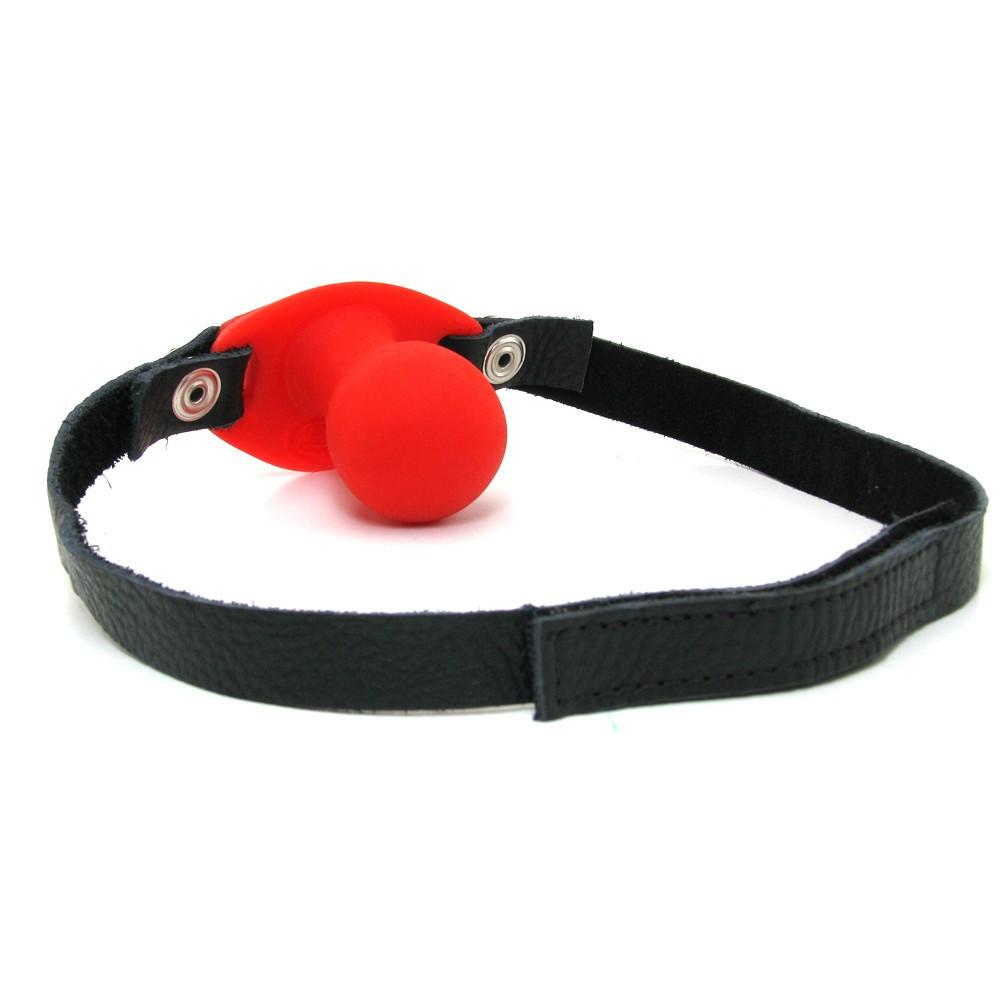 Tantus Beginner's Silicone and Leather Ball Gag by Tantus - - 8