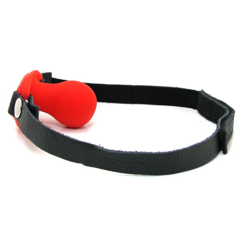 Tantus Beginner's Silicone and Leather Ball Gag by Tantus - - 9