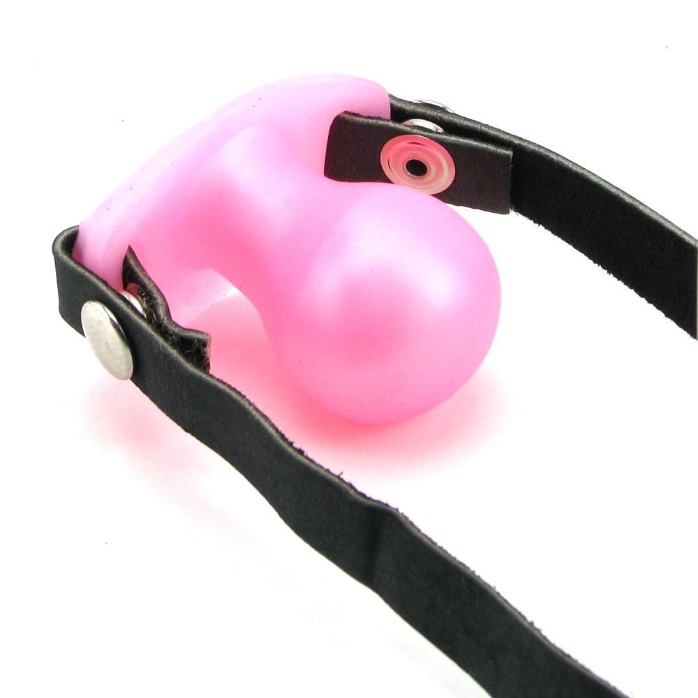Tantus Beginner's Silicone and Leather Ball Gag by Tantus - - 5