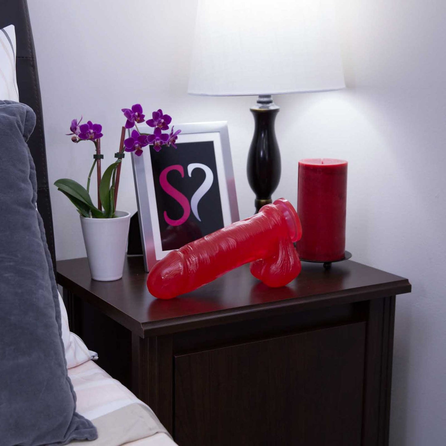 Cloud 9 Thick Dong W/Balls & Suction Ballsy Lifelike 9 Inch Dildo