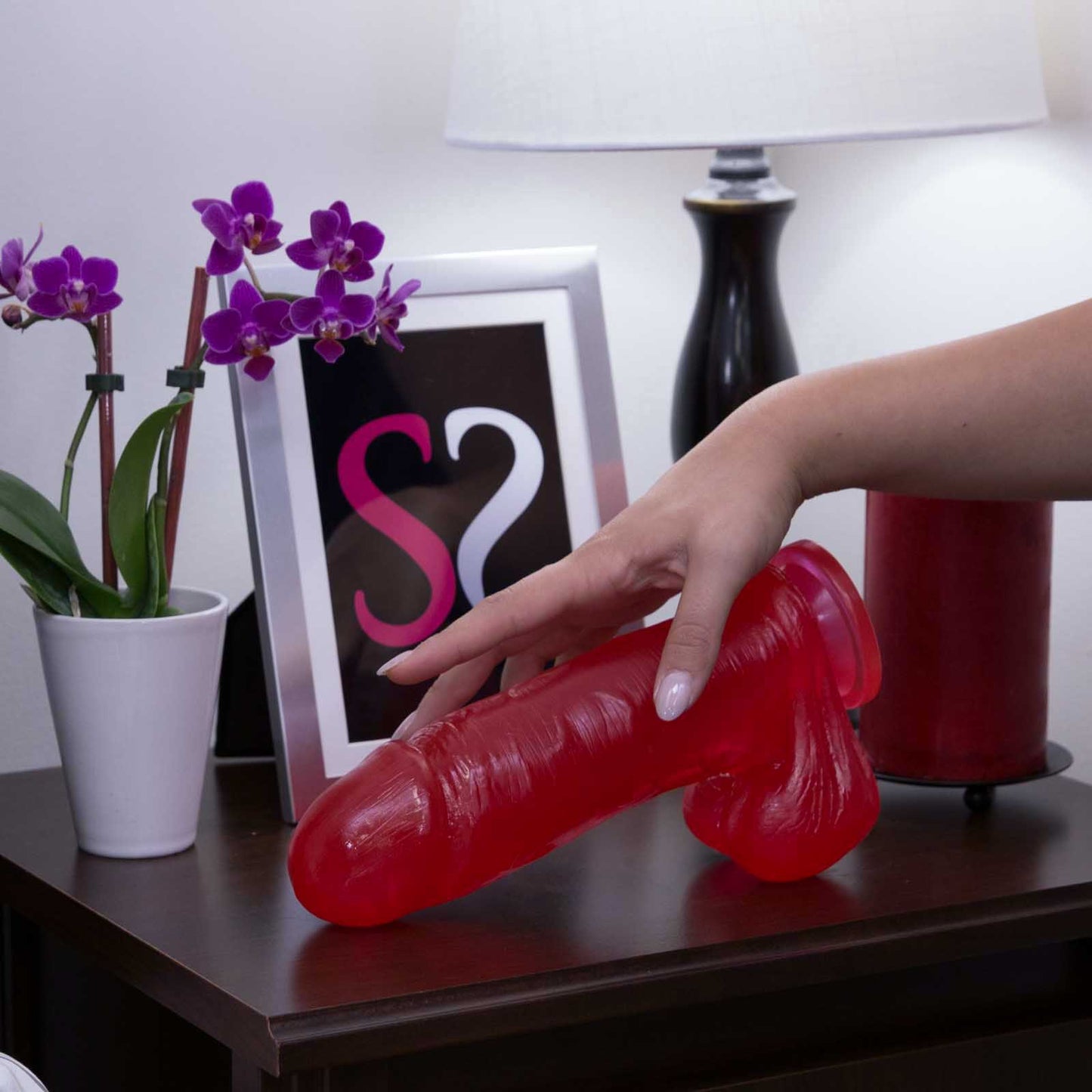 Cloud 9 Thick Dong W/Balls & Suction Ballsy Lifelike 9 Inch Dildo