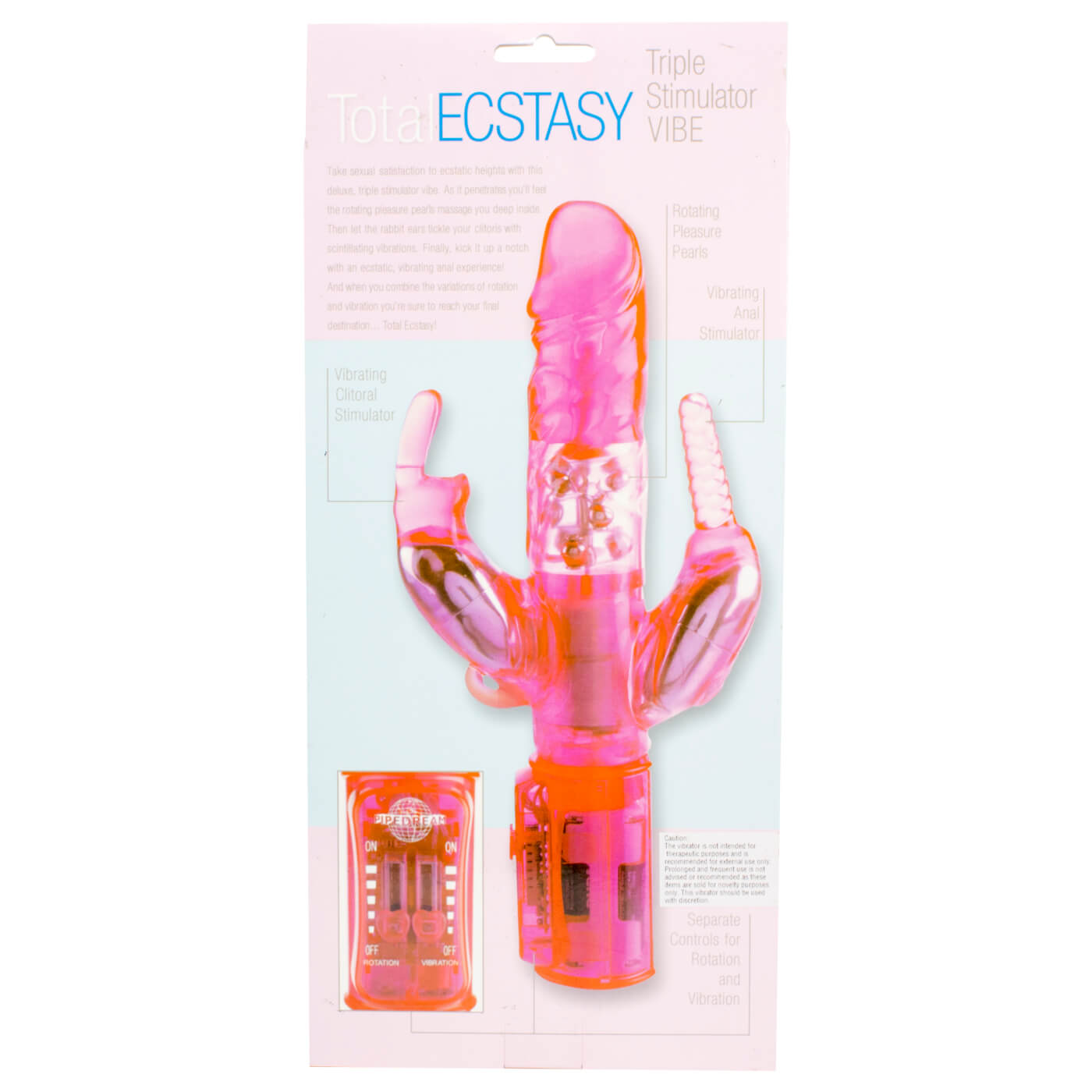 Total Ecstasy Triple Stimulator Rabbit Vibrator