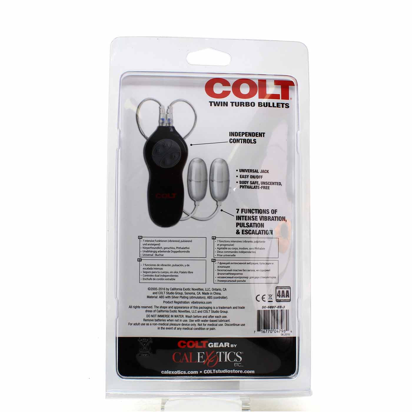 COLT 7 Function Twin Turbo Bullet Vibrators