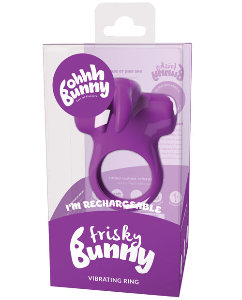Vedo Frisky Bunny Extra Quiet 5 Function Powerful Vibrating Ring