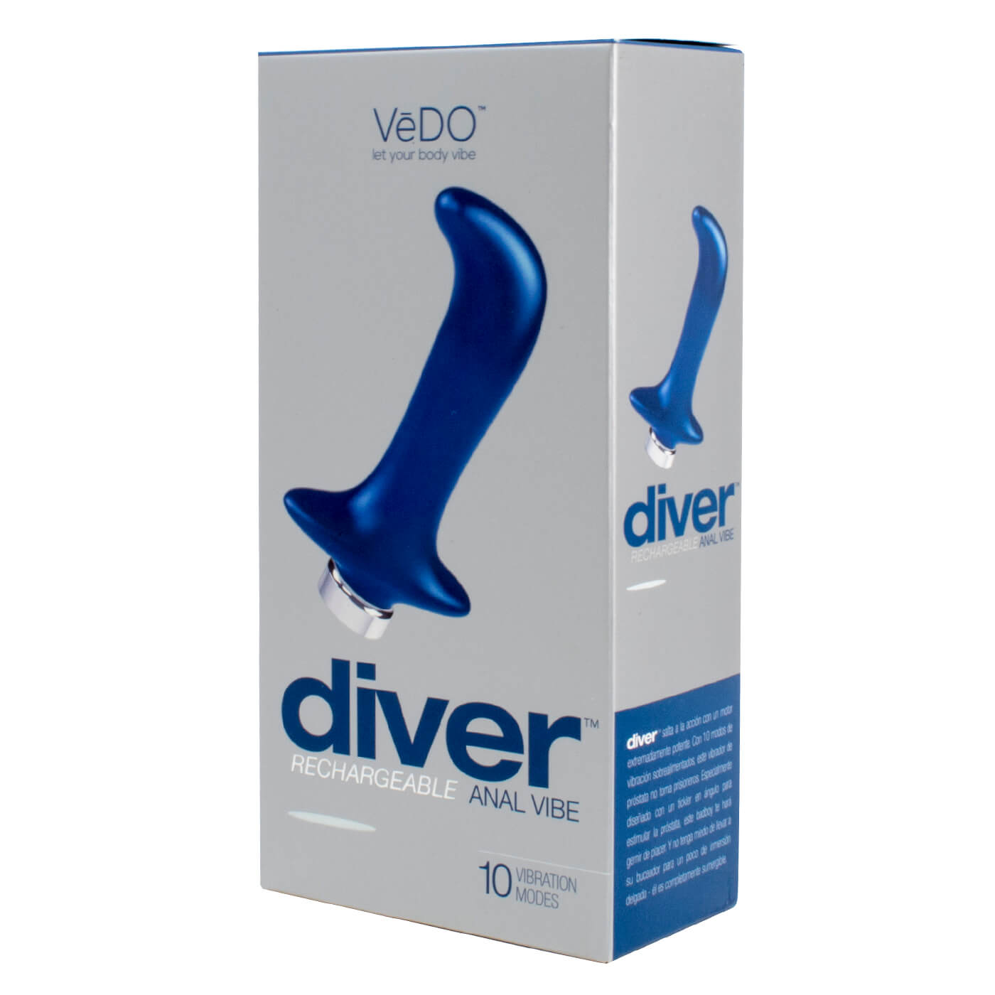 VeDO Diver USB Rechargeable 10 Function Anal Vibe