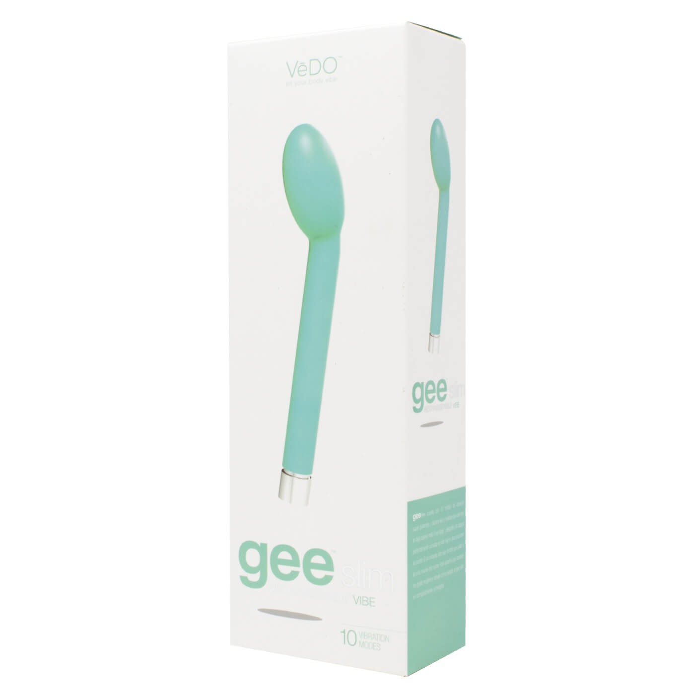 Vedo Gee Slim 10 Function Extra Quiet USB Rechargeable G-Spot Vibrator