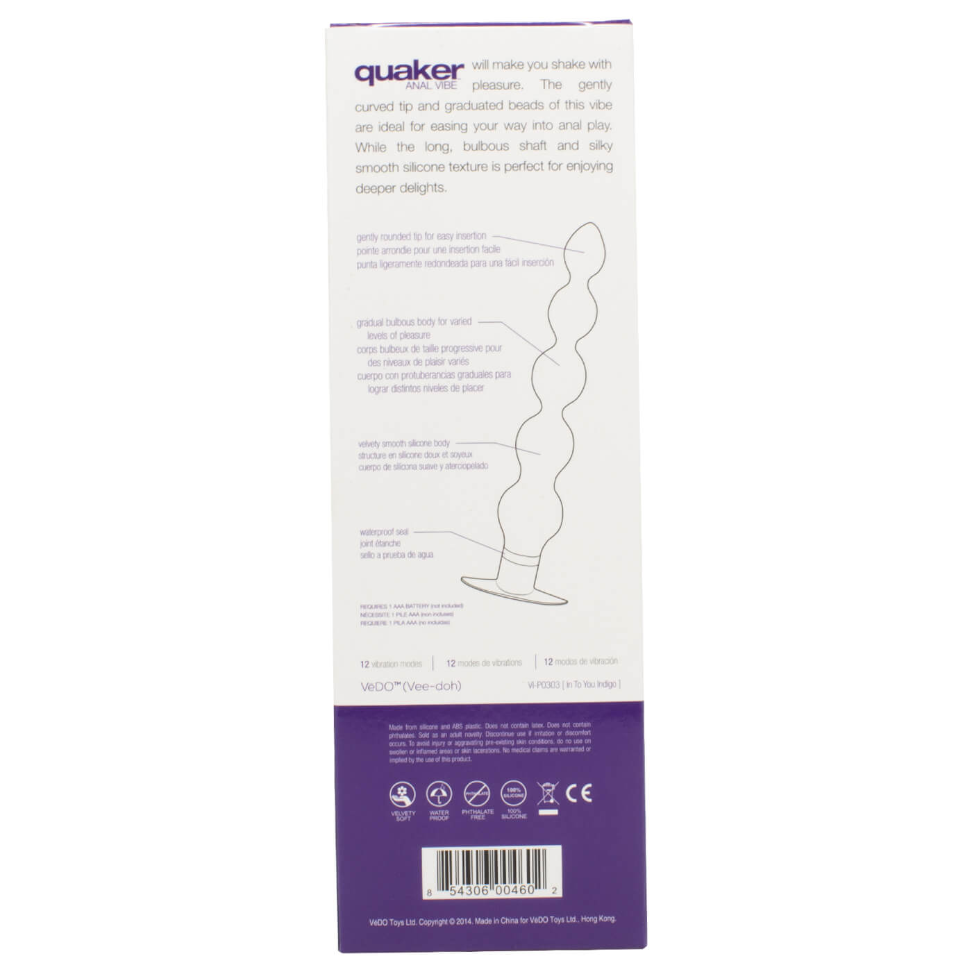 VeDO Quaker Anal Vibrator