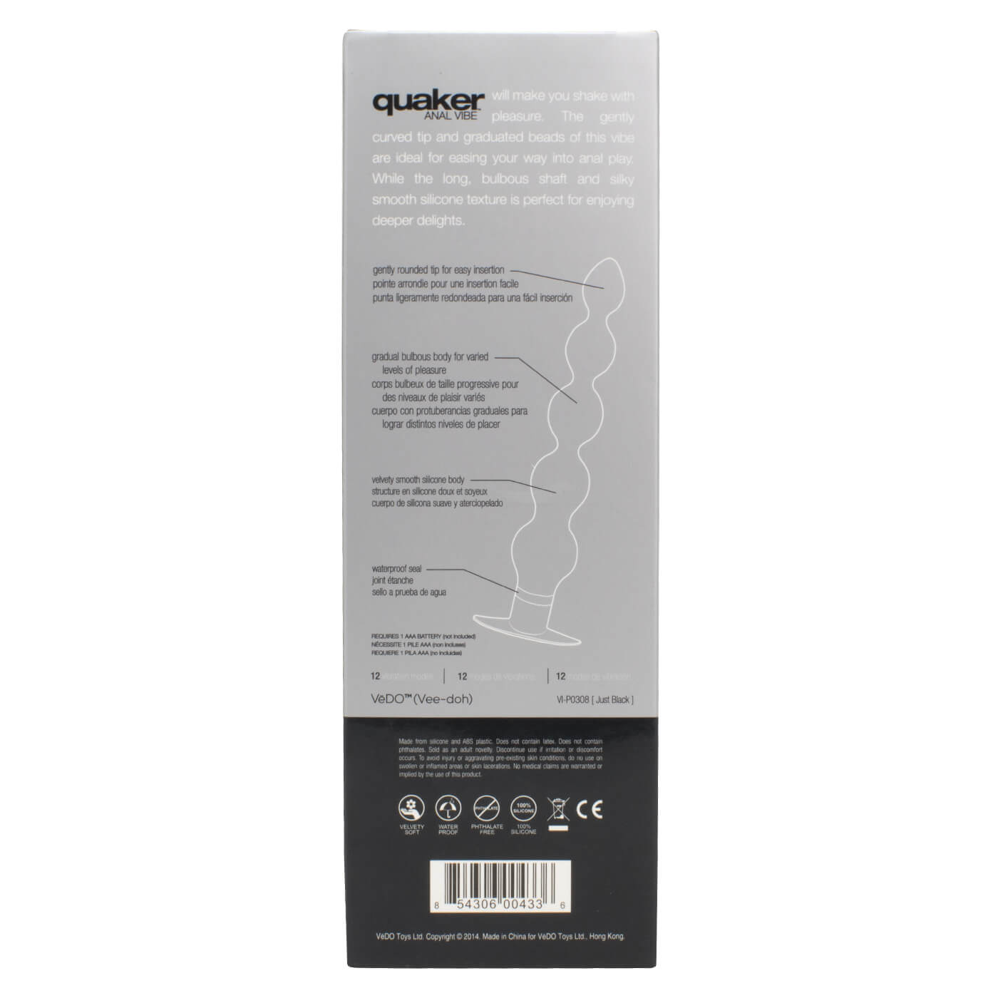 VeDO Quaker Anal Vibrator