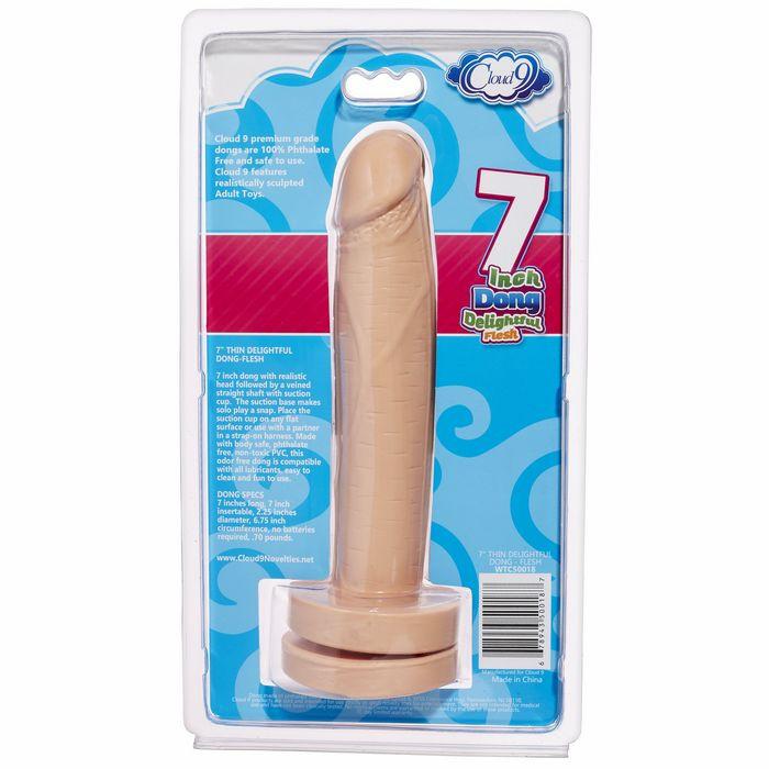 Cloud 9 Delightful Dong 7 Inch Realistic Suction Cup Anal Dildo