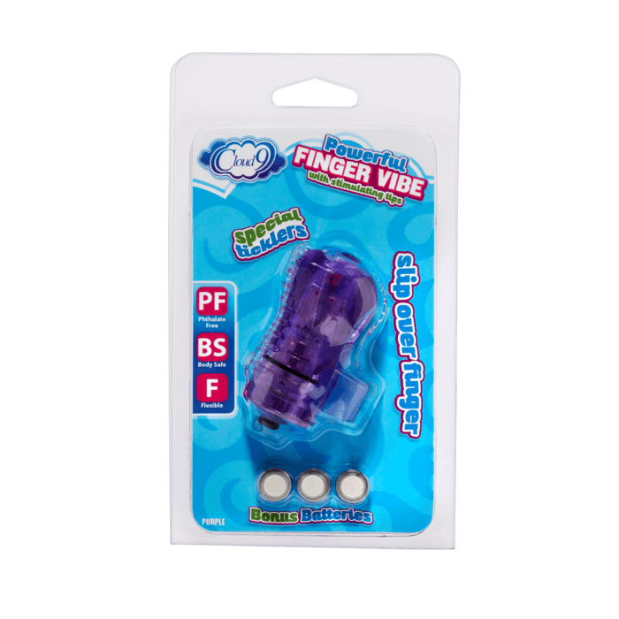 Cloud 9 Finger Vibe W/Stimulating Tips