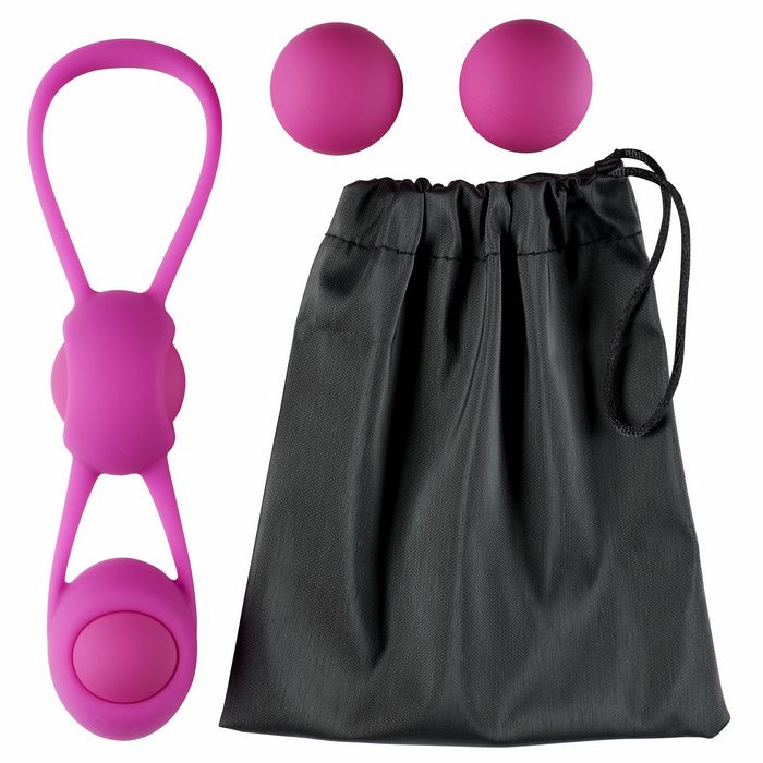 Kegel Training Kit With 4 Weighted Balls & Premium Silicone Pouch