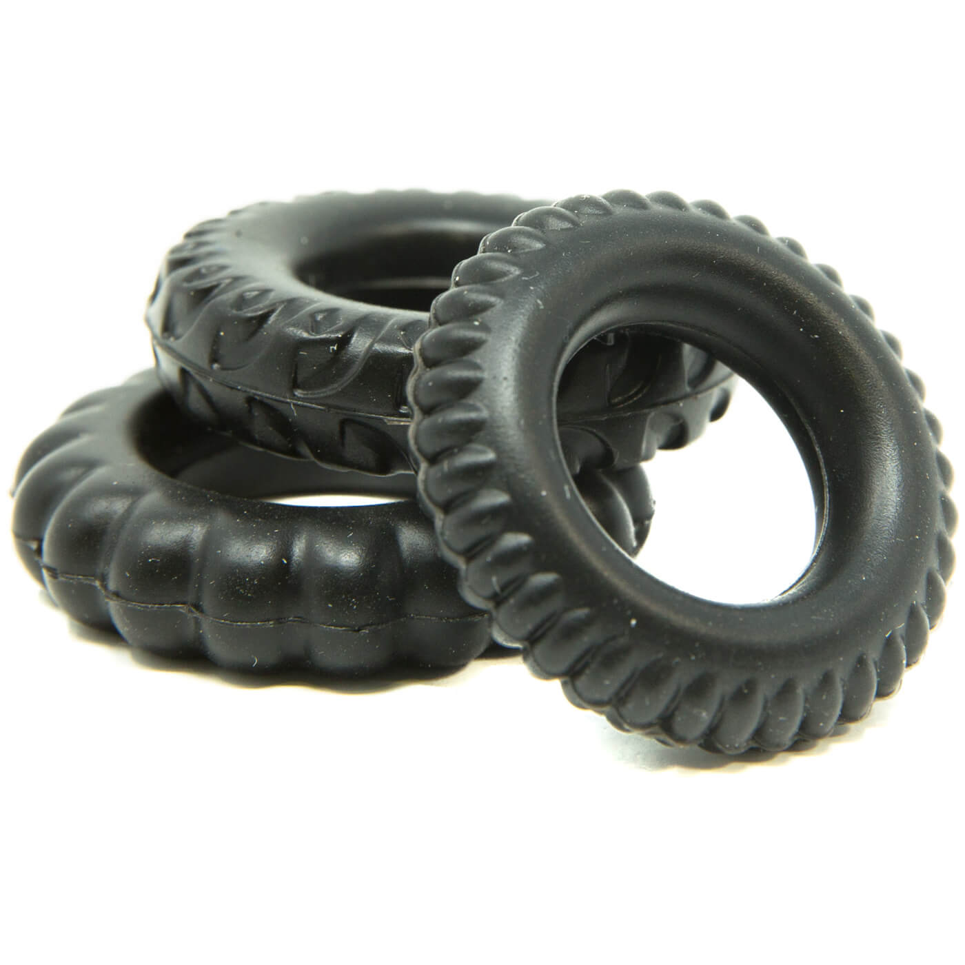 Simpli Pleasure 3 Piece Silicone Cock Ring Set
