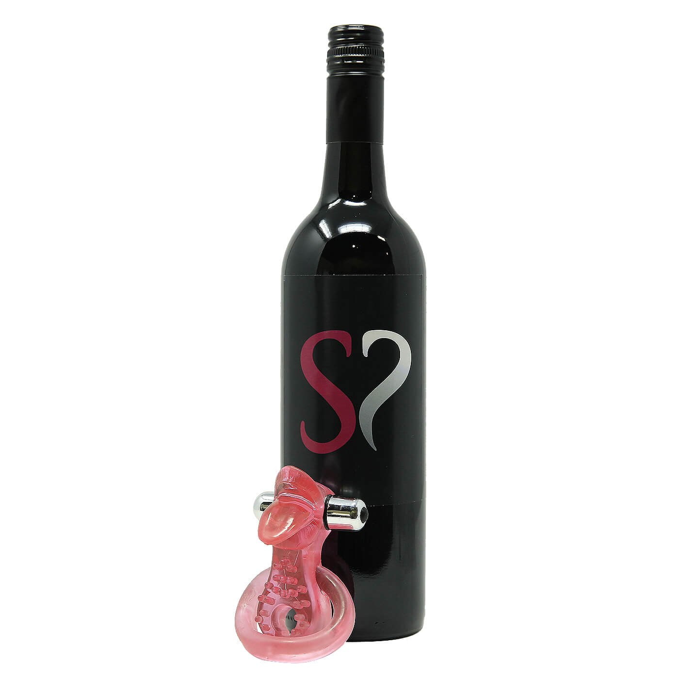 Simpli Pleasure Clit Licking Vibrating Double Cock Ring