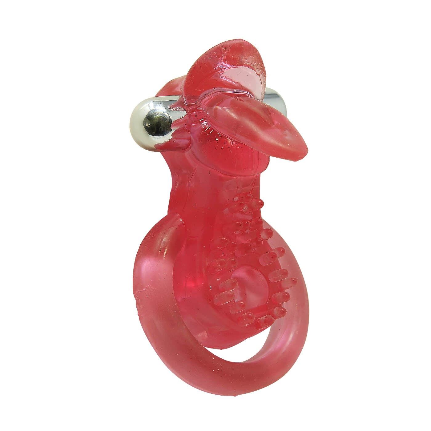 Simpli Pleasure Clit Licking Vibrating Double Cock Ring